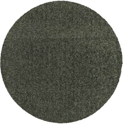 Produktbild von Teppich - Ø 160 cm - Dunkelgrün