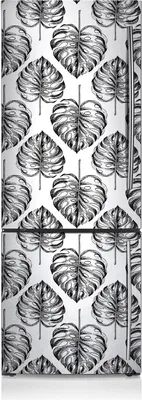 Obrázok produktu pre Magnetické magnety na chladničku 60x190 cm - Monstera.