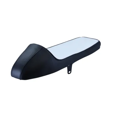 Imagen del producto de Asiento deportivo largo, color negro y blanco, para Zündapp GTS KS C 50, modelo 517