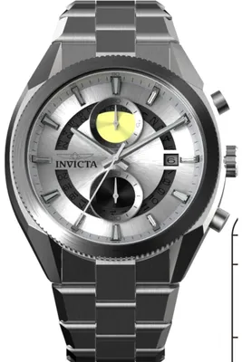 Obrázek produktu pro Invicta Speedway 50437, pánské hodinky – quartzový strojek – nerezová ocel se stříbrným ciferníkem – 45 mm