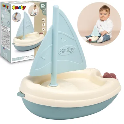 Produktbild von Smoby kleines Biokunststoff-Segelboot für Wasser