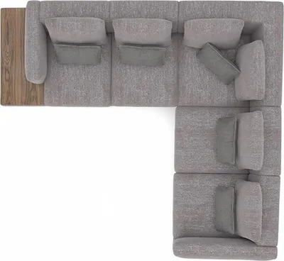 Produktbild von Neu Luxus Garnitur Textil Polstersofa L-Form Möbel Wohnzimmer Couchtisch
