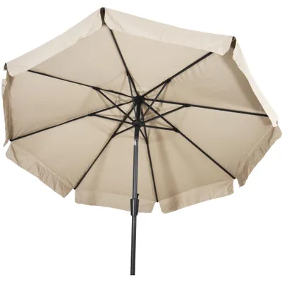 Produktbild von Lesli Living - Sonnenschirm zum Aufklappen Libra - Beige - Ø300cm