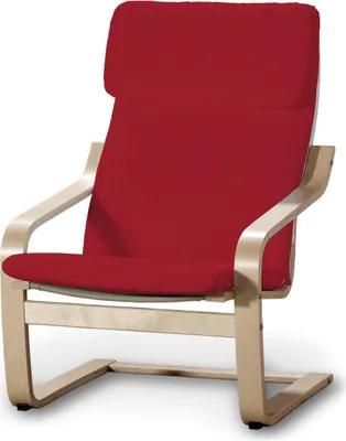 Produktbild von Dekoria Bezug für Poäng Sessel I, rot, Sessel Poäng