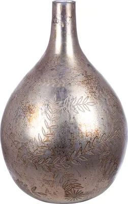Produktbild von GILDE Vase Peso, grau H.56 cm