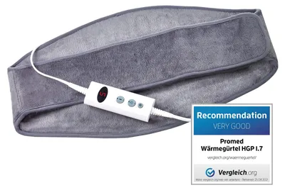 Obrázek produktu pro Elektrický ohřívací pás na záda a ledviny - 10 teplotních stupňů - 58 x 30 cm - 100 W
