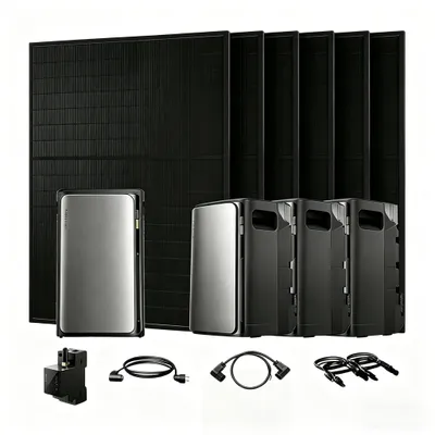 Produktbild von Powerness Balkonkraftwerk mit Speicher, EcoFlow STREAM Ultra 1,92 kWh (4 MPPT) mit 3x STREAM Pro (3 MPPT) und 6x 500W Module & Smart Meter