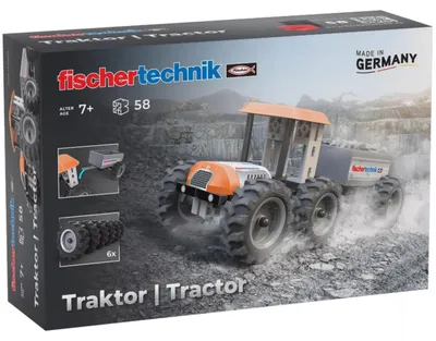 Obrázek produktu pro Stavební sada STEM Traktor k sestavení a ovládání, Fischertechnik