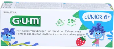 Produktbild von GUM JUNIOR Zahngel, 50 ml Zahncreme