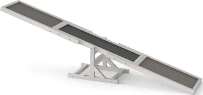 Image de Balançoire d'agilité pour chiens - Bois durable, surface antidérapante