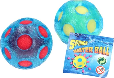 Produktbild von Wasserball mit Sponge Splash für Wurfspiele, saugt sich mit Wasser voll und spritzt