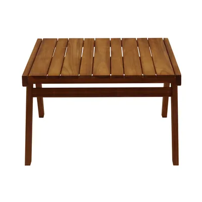 Produktbild von Miliboo - Niedriger Gartentisch aus Massivholz TIDAK