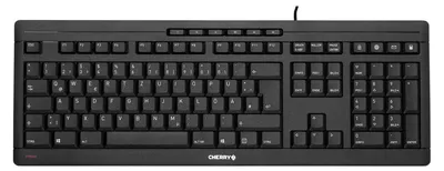 Obrázok produktu pre CHERRY STREAM KEYBOARD Káblové klávesnice, čierne, USB (QWERTZ - DE)