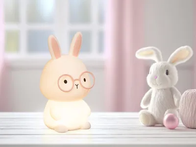 Produktbild von easy! by FHL Nachtlicht Bunny Josie, pink