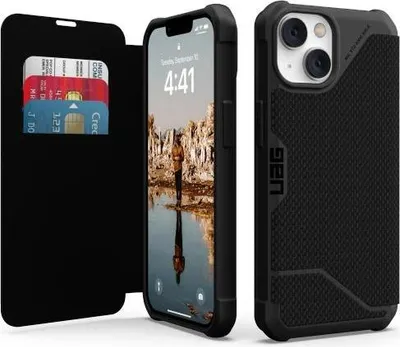 Image de Uag Metropolis Case pour Iphone 14 Plus avec rabat - Polyamide Black