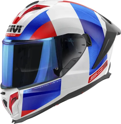 Zdjęcie produktu dla Kask pełnotwarzowy GIVI 50.3 Vision White Blue Red rozmiar L