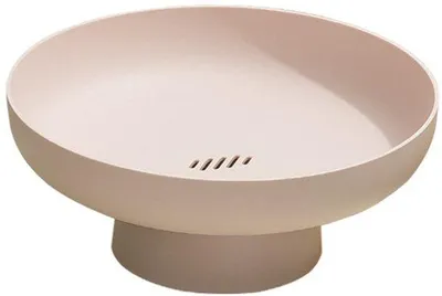 Image de Coupe à fruits - Corbeille de rangement de cuisine - Organiseur - 1 pièce - Rose - Métal