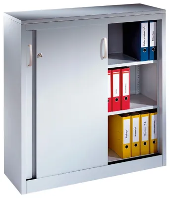 Produktbild von CP Aufsatz-Schiebetürenschrank C 2000 Acurado, 2144-00 S10033 lichtgrau, enzianblau keine Fachböden 160,0 x 40,0 x 50,0 cm