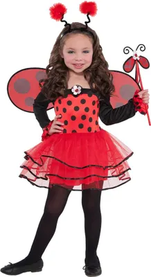 Produktbild von kleid Marienkäfer rot/schwarz Größe 104