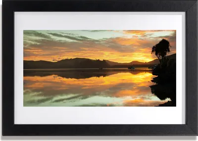 Produktbild von Bild 30x20 MDF-Rahmen Wandkunst Wasser, Himmel, Berglandschaft