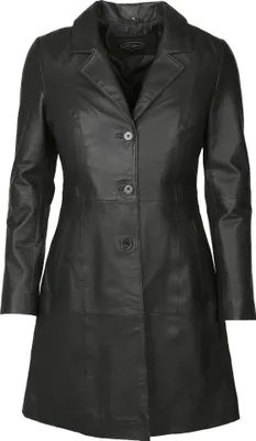 Produktbild von JCC Ledermantel IK14-2 Damen black 40
