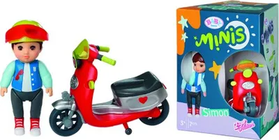Obrázok produktu pre BABY born Minis Set s kolobežkou a bábikou