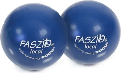 Produktbild von Togu Faszio Ball local, 4cm Ø - 2er Set - blau