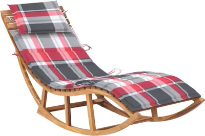 Produktbild von Schaukelliege mit Auflage Massivholz Teak