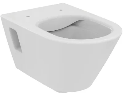 Produktbild von VIGOUR derby V3 Wand-WC Tiefspüler spülrandlos offene Befestigung PflegetectPLUS Beschichtung, weiß
