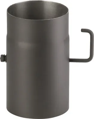 Produktbild von Dickwandiges Rauchrohr mit Klappe 120mm / 250mm / 1,5mm