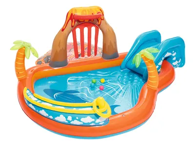 Image de Lava Lagoon aire de jeux gonflable 265 x 265 x 104 cm Bestway 53069