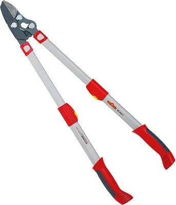 Produktbild von WOLF-Garten Astschere RS900T Premium Plus Power Cut, Teleskopverstellung, Amboss, 650-900 mm Länge, 50 mm max. Schneiddurchmesser, Stahl, 4-fache Kraftübertragung, Antihaftbeschichtet, für hartes und trockenes Holz