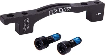 Produktbild von Braking Pm160-pm203 Scheibenbrems-bremssattel-adapter Silber Silber One Size