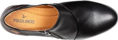 Image de Pikolinos Pompes en cuir pour femmes Fermeture à glissière Semelle intérieure souple Malaga W6W-5902C1, Taille:40 EU, Couleur:Noir