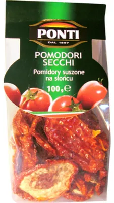 Zdjęcie produktu dla Pomidory suszone w saszetce Ponti 100G