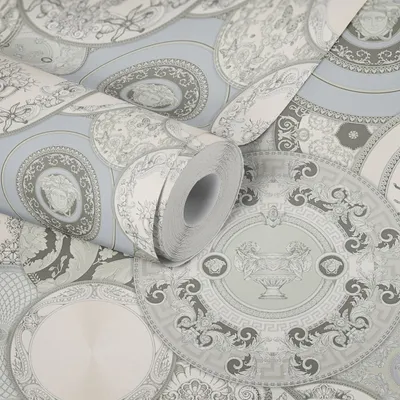 Produktbild von A.S. Creation Versace 3 | 349013 | Vliestapete Vintage | 0.70 m x 10.05 m | Grau