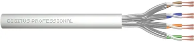 Zdjęcie produktu dla DIGITUS CAT 6A U/FTP Twisted Pair Roh-Patchkabel, 100m, grau