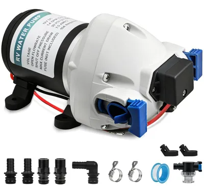 Wasserpumpe 12 V, 1,4 GPM, 30 PSI, 0,05 PS