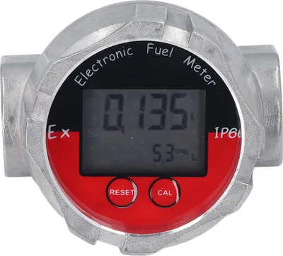 Obrázek produktu pro 1palcový průtokoměr s LCD displejem, digitální turbínový průtokoměr, vysoce přesný průtokoměr pro naftu, benzín a vodu, maximální tlak 20 MPa