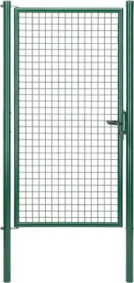 Zdjęcie produktu dla 600402 Brama kratowa pojedyncza | różne szerokości i wysokości | kolor zielony | szerokość 102 cm | wysokość 200 cm