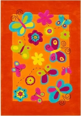 Produktbild von Dětský koberec Kids Butterfly orange (170x240 cm)