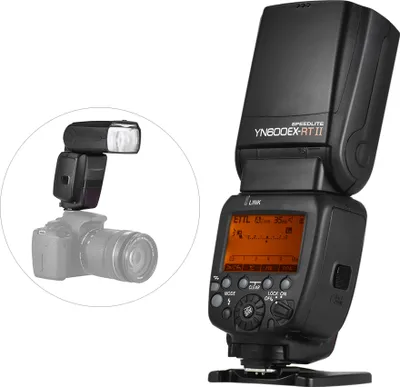 Image de YN600EX-RT II Flash maître TTL professionnel créatif Speedlite 2.4G sans fil 1/8000s HSS GN60 | Supporte le zoom automatique/manuel, pour les appareils photo Canon comme le 600EX-RT YN6000 EX RT II