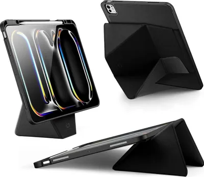 Produktbild von Hülle mit Klappe für iPad Pro 13" 2025 / 2024, Dux Ducis Vers, Schwarz