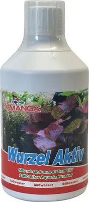 Produktbild von Femanga Wurzel Aktiv – Sofort verfügbarer Nährstoff für Aquarienpflanzen, direkt über die Wurzel, 500 ml