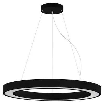 Immagine prodotto di Lampada a sospensione a LED, diametro 1100 mm, 83W, 3000K, colore nero, modello 63079