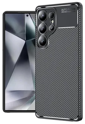 Obrázok produktu pre Techsuit CarbonFiber kryt na Samsung Galaxy S25 Ultra – čierny