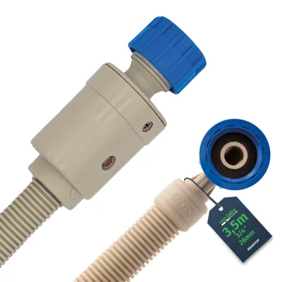 Wasserschlauch mit Aquastop, 3,5 m, für Waschmaschine & Spüler