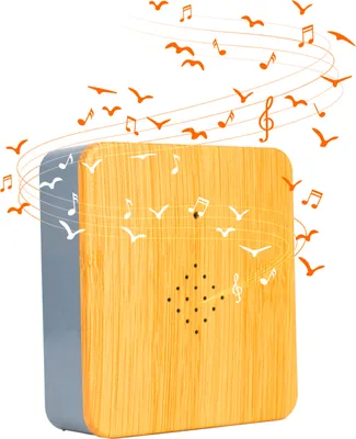 Immagine prodotto di Brosmen Tweeter Box - Casetta per uccelli con rilevatore di movimento e canto degli uccelli per la toilette - decorazione del bagno