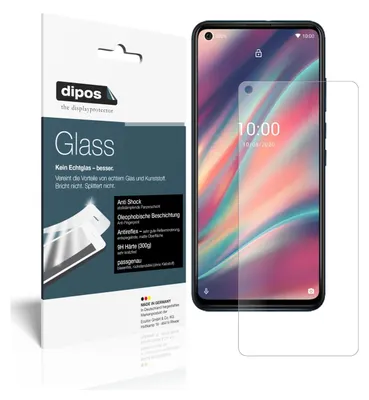 Obrázok produktu pre 1x ochranná fólia pre Wiko View5 Plus matná - proti nárazom 9H fólia dipos Glass plastové sklo
