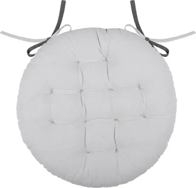 Immagine prodotto di Cuscino per sedia DUO COLOR grigio scuro/grigio chiaro Ø 38x4 cm Francia (prezzo per 1 pezzo)